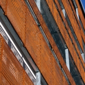 corten steel facade